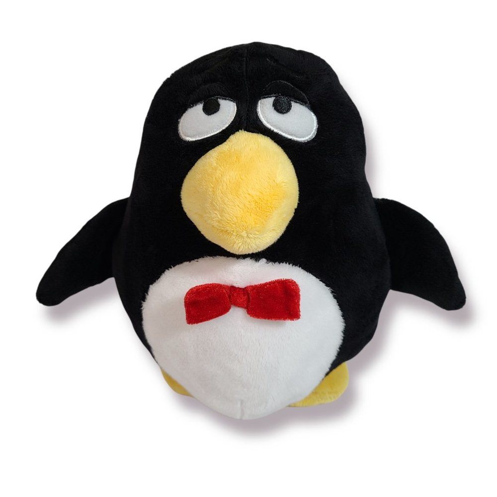Disney Pixar MC Wheezy Plush Toy Stuffed Animal 11 Toy Story Penguin Red Bowtie